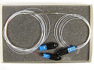 5%/95% 1x2 coupler at 1550nm. With 3 SC/PC connectors. Model: IP-C2L05T0102-SGPS4. P/N: C2L05T12-SGPS4