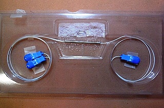 $23 each if buy 20pc. Min order qty = 10pc. 5%/95% 1x2 coupler over 1510-1590nmum, with 3 SC/SPC connectors. Oplink P/N: SWFC105521206L3
