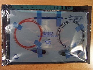 Min order qty=4pc. 10%/90% 1x2 tap coupler at 1550nm. With two FC/PC connectors and one LC/PC connector. Low polarization tap coupler. Gould model: 44-20355-10-49680