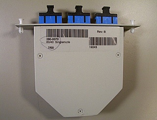 60/40%, 2x4 tap coupler at 1550nm, SC/PC(UPC) adapters