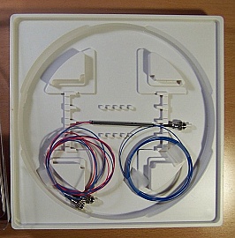 20%/80% 1x2 tap coupler over 1550nm+/-40nm. With three FC/PC connectors. FOCI model: C-WS-AL-20-S-1210-15-FC/FC