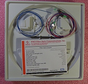 20%/80% 1x2 tap coupler over 1550nm+/-40nm. With three FC/APC connectors.  FOCI model: C-WS-AL-20-S-1210-15-AP/AP