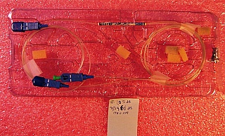 5%/95% 1x2 tap coupler over 1550nm. With three SC/PC connectors.