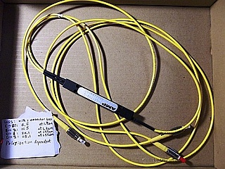 1x2 coupler. With three FC/PC connectors.  AMP/TE model: 7-107798-2. 'Sell As Is', 'No return'