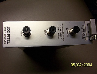 50% 1x2 splitter for both 1310/1550nm wavelength windows, w/o testsheet