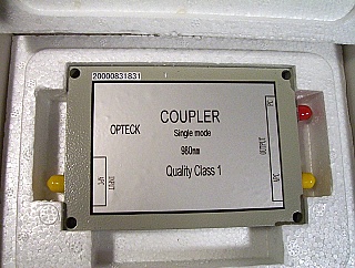 50% 1x2 3dB 980nm wideband coulper w/o case, made by Opteck