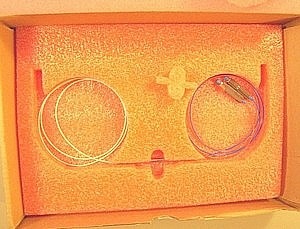 50% 1x2 coupler around 1550nm band, model:FFCJCKB102301-001. W/MU connectors.