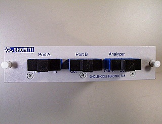 50/50%, 2x4 3dB coupler at 1310nm, SC/PC(UPC) adapters