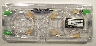 50%/50% broadband 1x2 coupler at both C-band and L-band over 1530nm-1600nm. With 3 FC/APC connectors. JDS model: AC1100-Z000128. Without test data