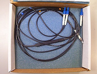10%  2x2 coupler at 1.31um. Gould P/N: 1310-C0S-10/90-02X02. With ST connectors.
