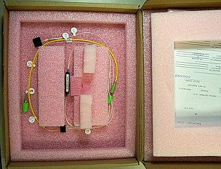 APD photodetector for both 1.55um/1.3um. The fiber pigtail is about 15.5cm or 21.5cm. Removed from JDS kit. 'Sell as is', no return.