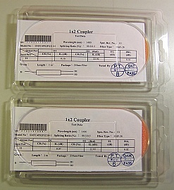 $2.6 each if buy 300pc. 0.5%/99.5% 1x2  coupler for 1480nm. E-tek P/N: SMFC4PRJPS210-1