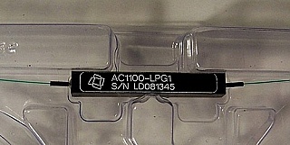 50%/50% broadband 1x2 coupler for 1.55um, without connectors. JDS P/N: AC1100-LPG1. Without actual test data