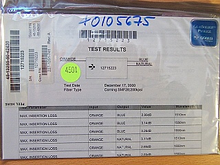 50%/50% 1x2 wavelength flattened coupler over 1510nm - 1590nm. Gould P/N: 45-13255-50-42430