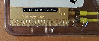 E-VOA(VCB attenuator), JDS P/N: VCB0+1NC1.0SC1.0SC