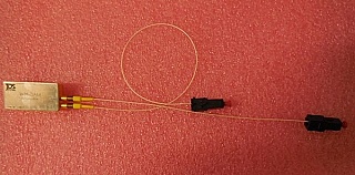 1550nm E-VOA(VCB attenuator), JDS P/N: VCB0-Z004. It comes with internal input and output detectors. With test data