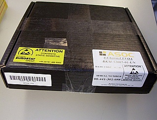 4-channel EVOA array by ASOC. BKM-52005-01-UN