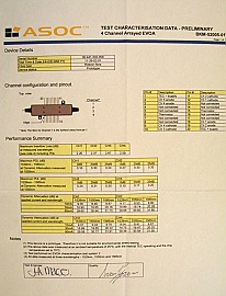 4-channel EVOA array by ASOC. BKM-52005-01-UN