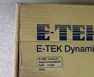It seems electrically controlled VOA. Etek P/N: pita231055199. 'Sell As Is', 'No return'