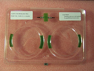 $8.5 each if buy 200pc. Min order qty=25pc. 1.55um C-band single-stage tap isolator. With built-in 1% tap coupler. Kaifa P/N: TAPI-55-1-1-SANN