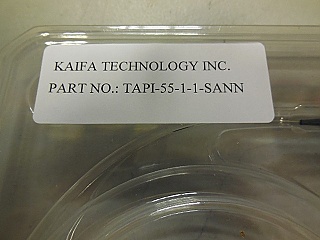 1.55um C-band single-stage tap isolator. With built-in 1% tap coupler. Kaifa P/N: TAPI-55-1-1-SANN