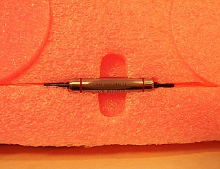 1550nm single-stage isolator, with FC/PC connectors. Model: PIFI22AS44111. A-grade