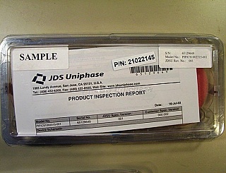 1528nm - 1564nm isolator. Model: PIFICS1102315-001.