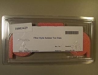 1550nm isolator. E-tek/JDS P/N: PIFI23AB11100