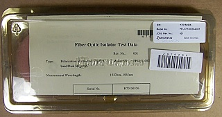 1527-1565nm C-band low-loss-series dual-stage isolator. JDS P/N: PFIJC111002804-001