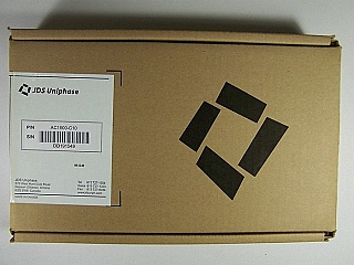 10%90% broadband 1x2 coupler over both 1.3 and 1.55um windows, 62.5/125/3000um MM fiber. with 3 SC/PC connectors. JDS P/N: AC1900-C10. Not ship with box to save shipping, With actual test data.