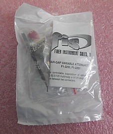 0-20dB FC-FC female-female adapter, air-gap type VOA. FIS P/N: F1-2251
