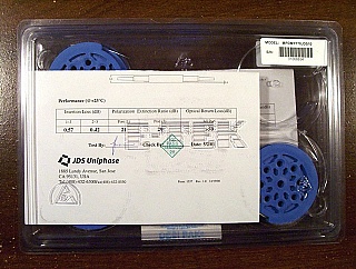 JDS/E-Tek 1x2 polarization combiner @1440nm