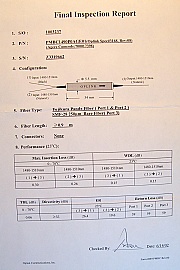 1490nm 1x2 polarization combiner over 1480-1510nm. Oplink P/N: PMBC1490P0AGE01.