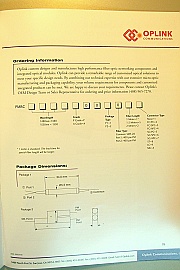 1490nm 1x2 polarization combiner over 1480-1510nm. Oplink P/N: PMBC1490P0AGE01.