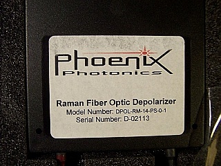Raman pump laser depolarizer, Phoenix Photonics model: DPOL-RM-14-PS-01
