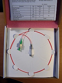 $290 each if buy 2pc. 1550nm PM-Fiber Faraday Rotator Mirror. PM fiber.  P/N: PMFM-1550-000-2-2-1-2. New released products, ordered from factory directly