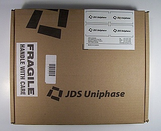 1x2 JDSU latching Switch with 2 FC/PC and 1 FC/APC fiber connectors, For 1550nm. Prototype. JDS P/N: SN12+1075UNC. Sell 'As Is'