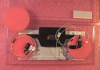 1x2 1.55um latching switch module. low loss. mechanical type. Oplink P/N: OFMS522111CT. With test data. With 3 FC/PC connectors