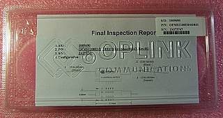 1x2 switch module, C+L band, wideband over 1510nm-1610nm. Oplink P/N: OFMS1200EHSOR01. Without test data