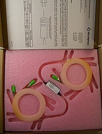 1x2 JDSU latching Switch with 3 FC/APC fiber connectors, 1.3/1.55um. JDS P/N: SN12-Z50.
