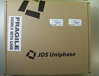 1x2 JDSU latching Switch with 3 LC/PC fiber connectors. For 1.3um and probably also for 1.55um. JDS P/N: SN12-Z74.