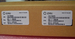 1x2 JDSU latching Switch without fiber connectors, 1290-1330nm and 1525-1575nm. JDS P/N: SN12+107DUNC.