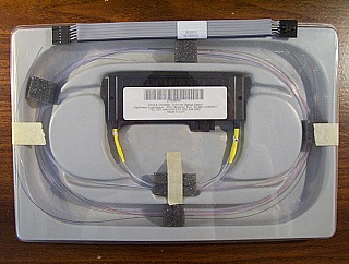 2x2 Switch without fiber connectors, very low loss at 1310nm. Optivideo P/N: 1310-A-OV2950. Without test sheet