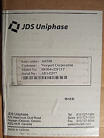 1x4 SK-series switch module, multimode fiber, 1270 - 1670 nmm. JDS model: SK004+22F1FP
