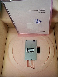 1x8 SK-series switch module, multimode fiber, 1270 - 1670 nmm. JDS model: SK008+22F1FP