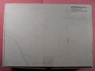 1x8 LT800-series switch module, single-mode fiber, 1.55um wavelength. With BSC II/UPC connectors. LIGHTech P/N: N108LRST-SCU2.