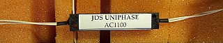 JDS PS3 Optics assembly kit P/N: ED011894-A-03. It includes 1x3 JDSU PS3650+25  SW13-Z349 non-latching SWITCH with 3 fiber connectors, 2 APD detectors, one 2x2 splitter with one FC/APC connector, and one optics block.