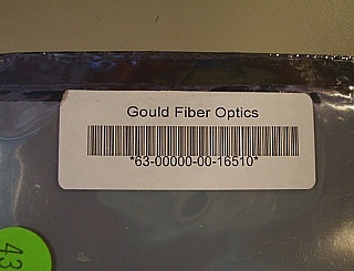Low reflection Termination (LRT). 0.5-meter pigtail 100kpsi. Gould P/N: 63-00000-00-16510