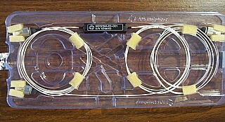 (1260-1360)nm/(1480-1600)nm WDM unidirectional multiplexer, 50/125um MM fiber. With 3 FC/PC connectors, JDS P/N: WD1315M-B3-001. Without test sheet