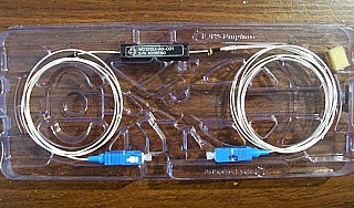 1300/1550nm High Isolation WDM, universal bidirectional coupler for 1300nm and 1550nm channels.  SM fibers. With two SC/PC connectors, JDS P/N: WD1315U-A9-001